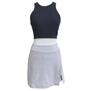 Outdoor Voices Athena Crop Top Longline Rib Sports Bra Size Small